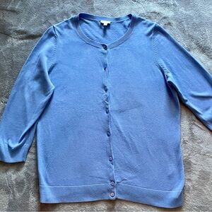 Talbots Women's Light Blue Cardigan